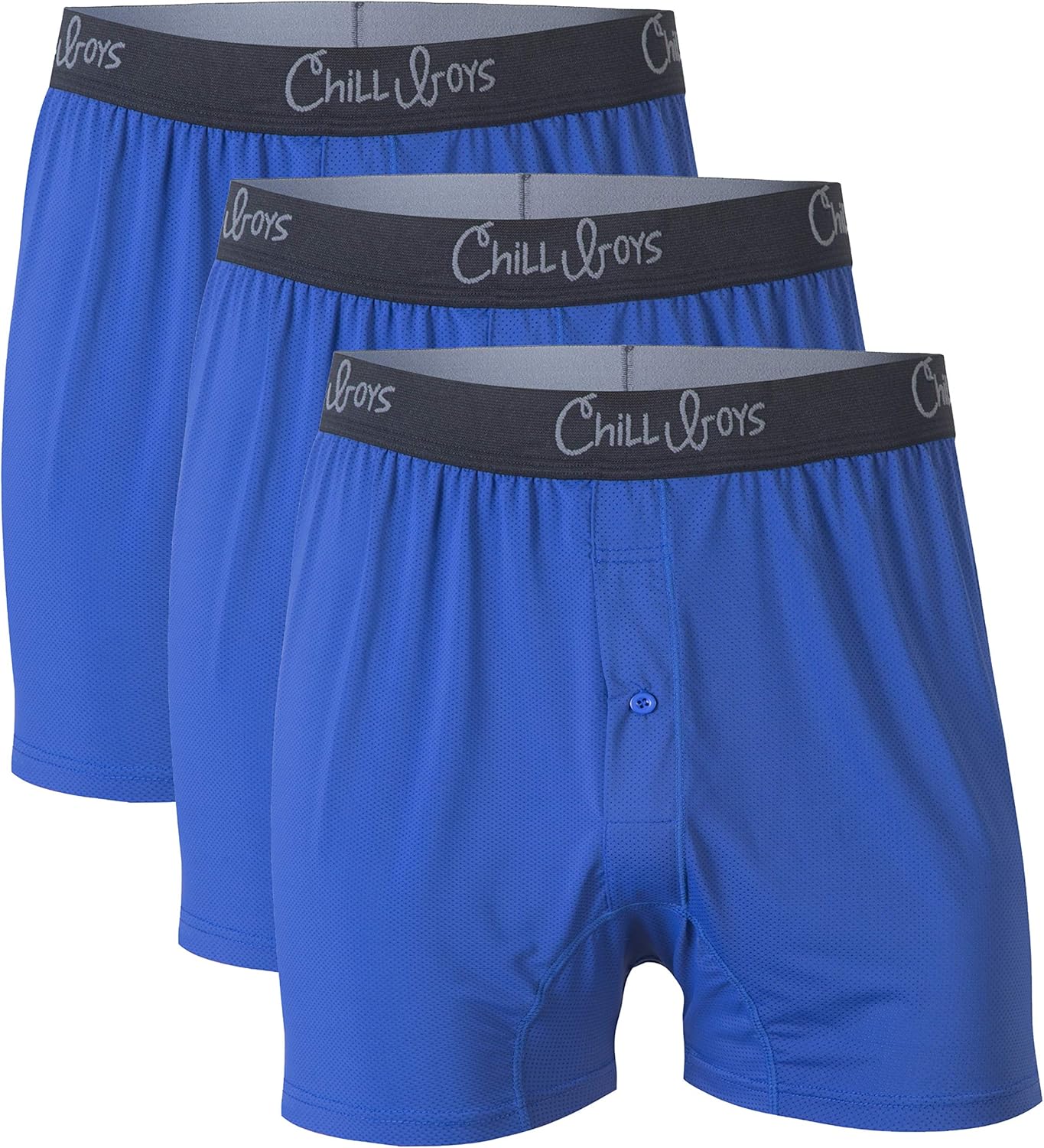 Mens Cool Comfortable Performance Boxers 3 pack, Breathable Underwear