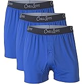 Chill Boys Performance Boxers 3 Pack Men's Underwear Cool Mens Boxers. Moisture Wicking Underwear. Comfortable Boxer Shorts