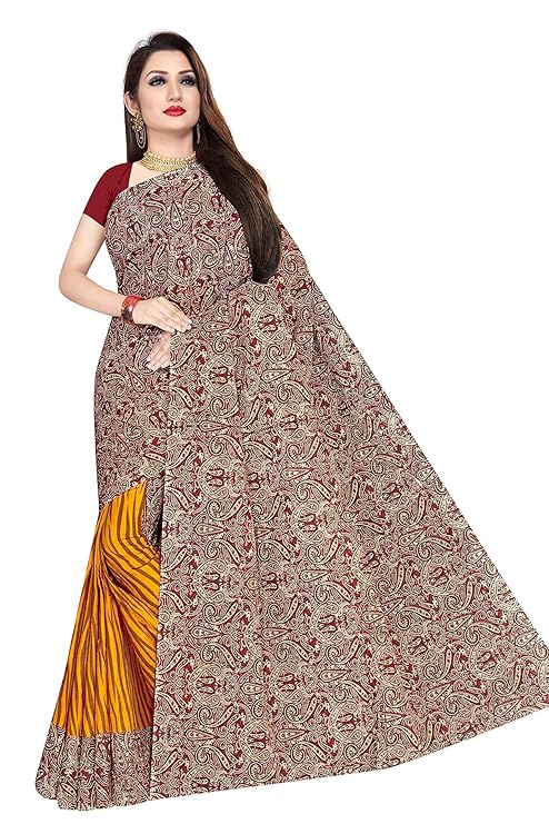Designer Pure Cotton Saree Without Blouse Piece(1294)