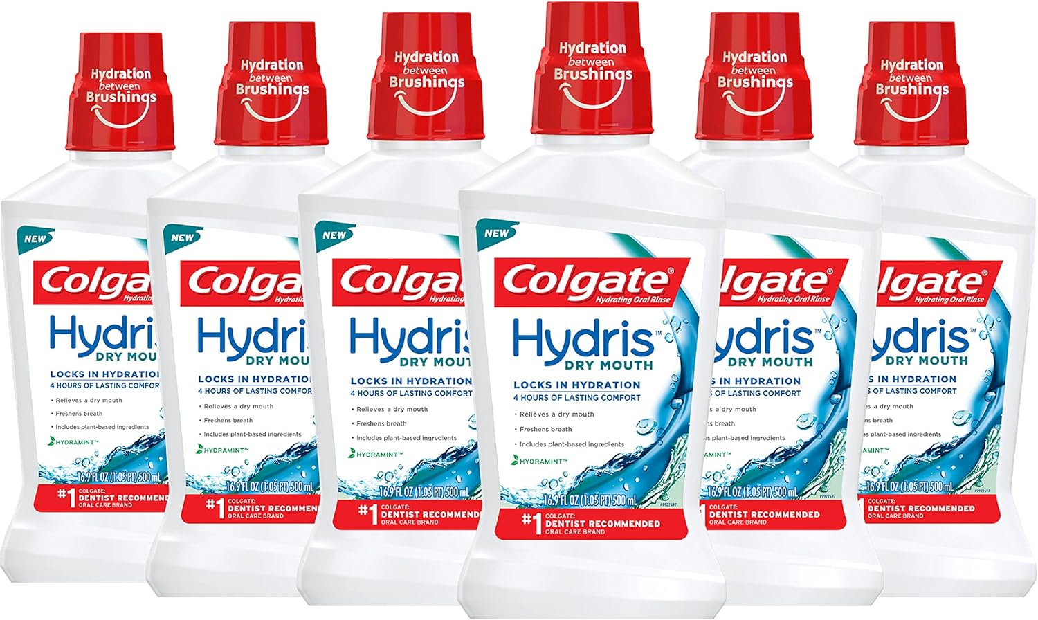 Colgate Hydris Dry Mouth Mouthwash, 16.9 Fl. Oz (Pack of 6) Amazon.ca
