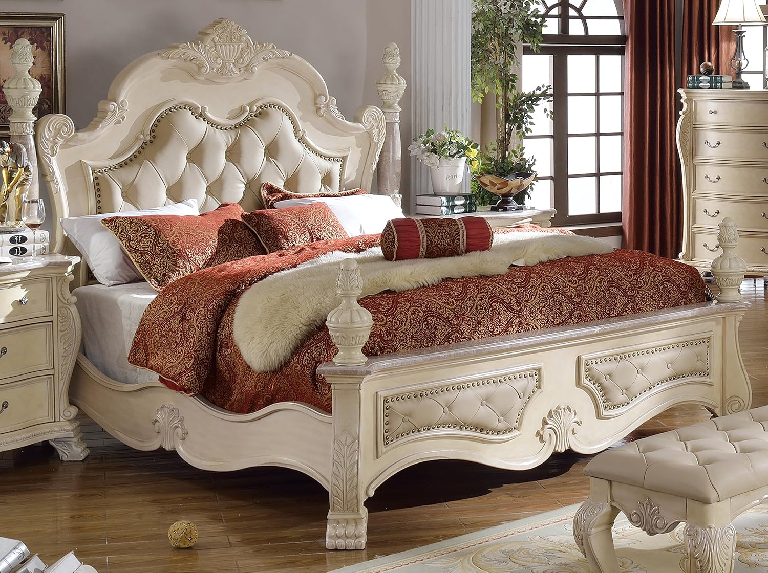 Amazon Com Meridian Furniture Monaco K Monaco Traditional