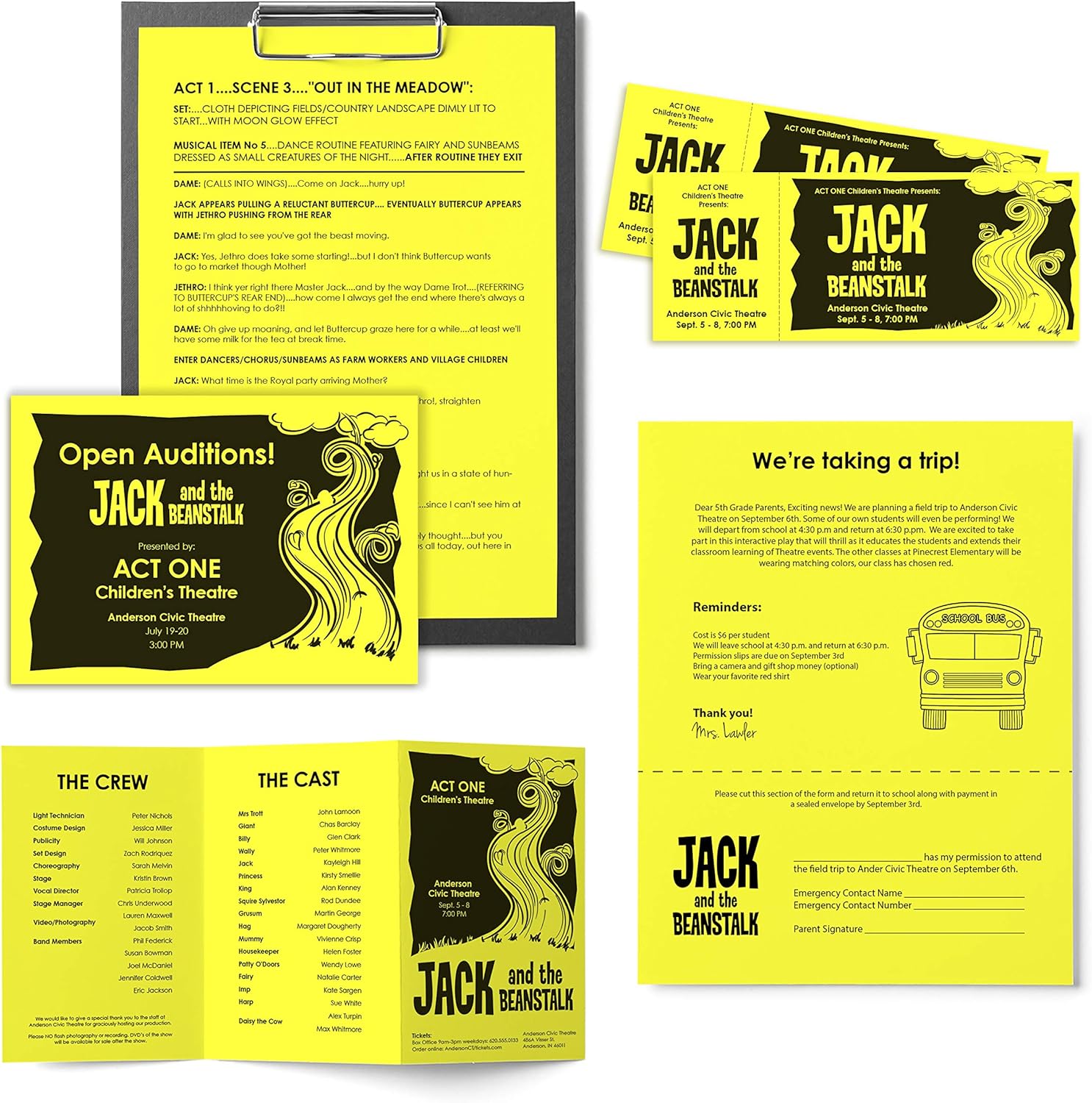 Astrobrights Mega Collection Colored Paper, 8 ½ x 11, 24 lb/89 gsm, Neon Yellow, 625 Ct. (91676)" Exclusive" - More Sheets! : Office Products