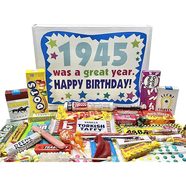 Amazon.com : RETRO CANDY YUM ~ 1978 47th Birthday Gift Box