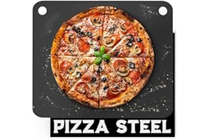 Primica Pizza Steel for Oven & Grill 16" x 13.4" - The Ultimate Pizza Crust Game Changer, Perfect for Oven Baked Pizza with higher Conductivity, Premium Baking Alternative to Pizza Pan and Pizza Stone