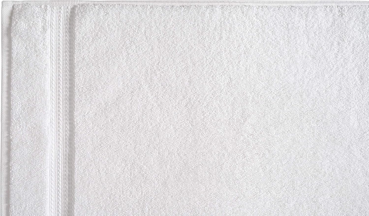 Commercial 100% Premium Cotton Bath Towel Set - Pack of 6, 27 x 54 Inches, 650 GSM, White: Home & Kitchen