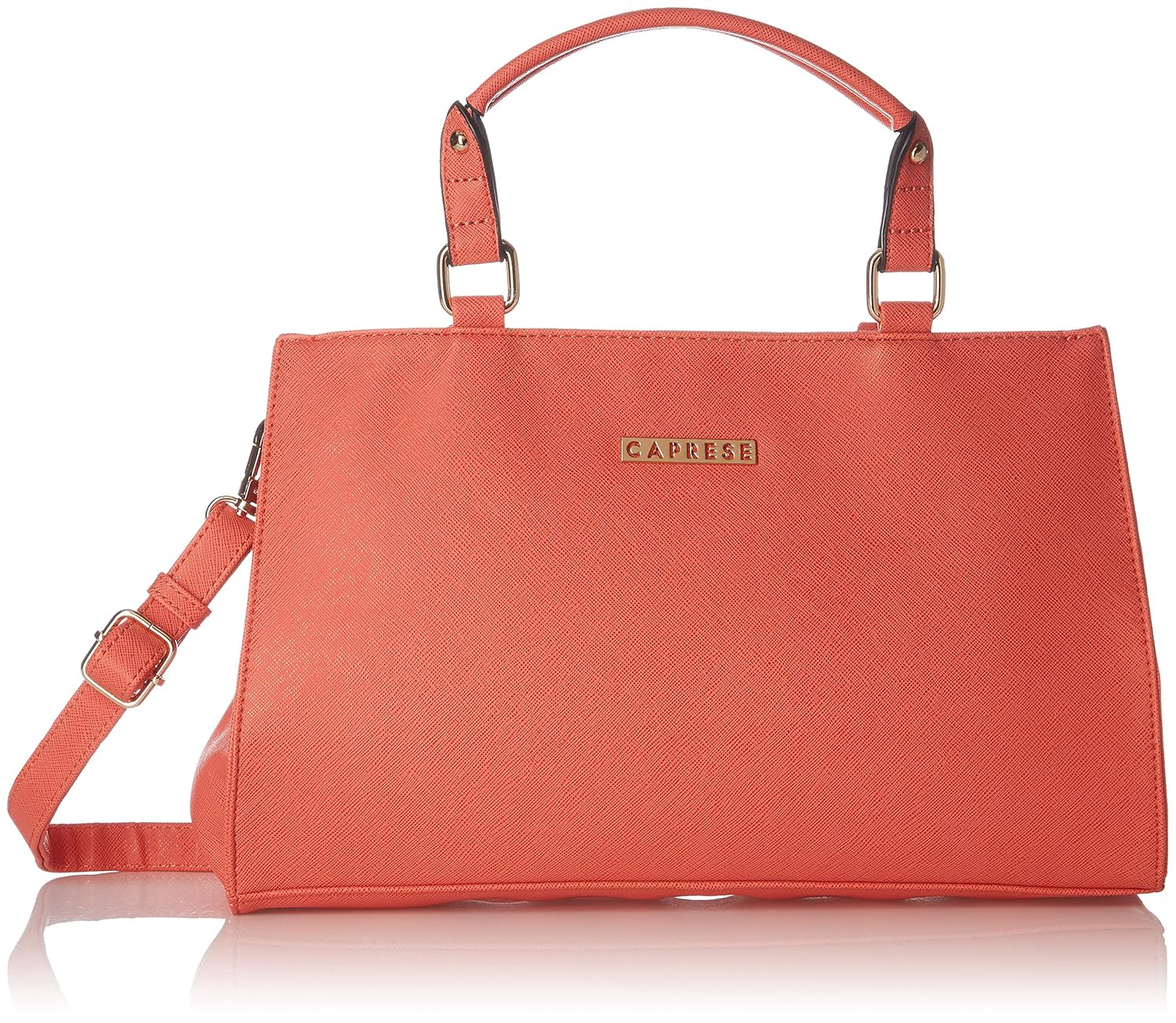 coral tote bag