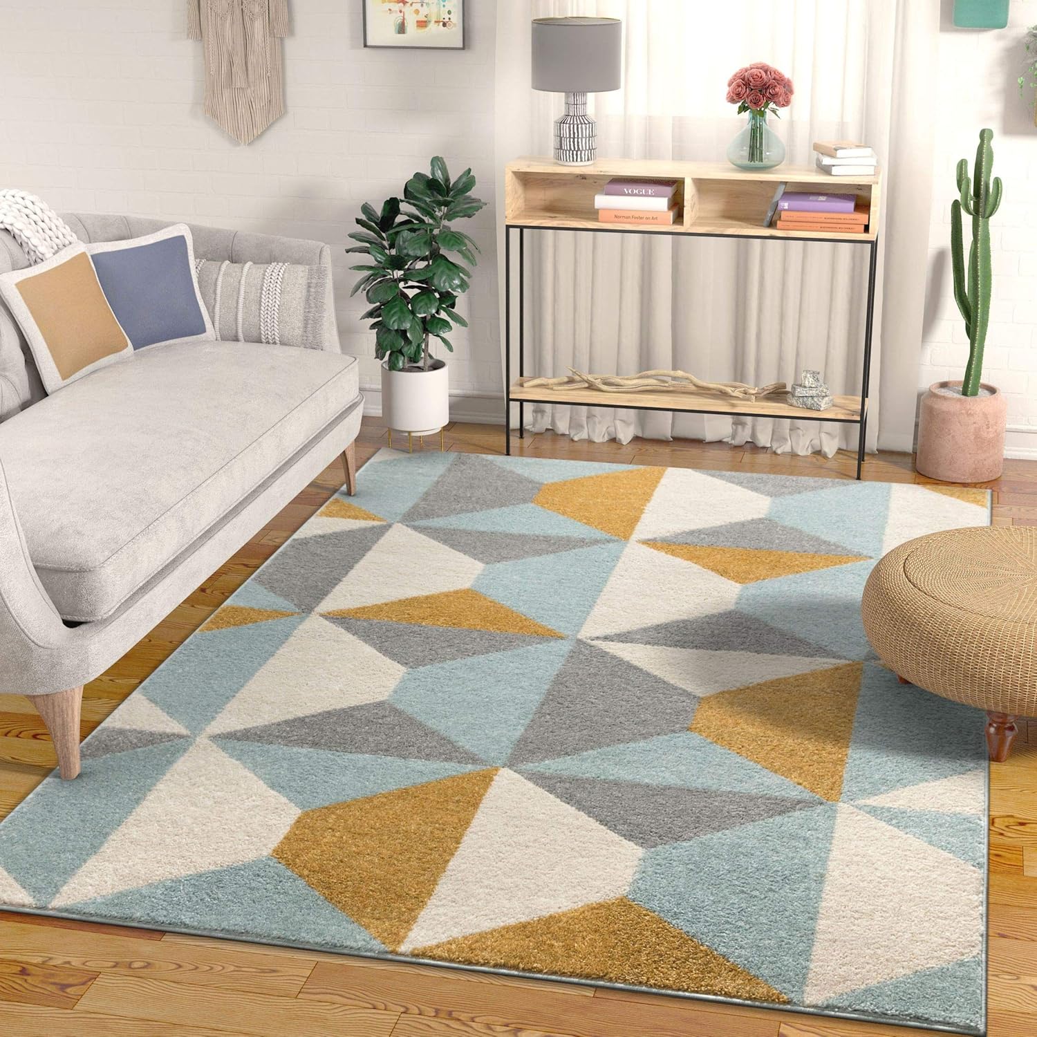 Best yellow area rugs for living room