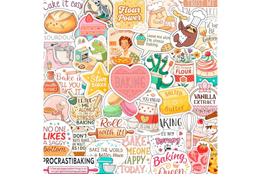 Best 100 Baking Bakery Sticker Decals 2026