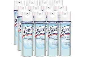 Lysol Professional Disinfectant Spray, Crisp Linen, 228oz (12X19oz)