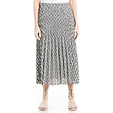 Max Studio Women's Pleated Midi Skirt