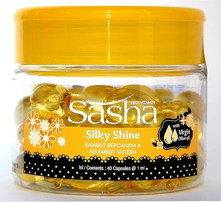 Amazon Sasha サシャ ヘアビタミン イエロー ボトル 40粒入 Bali バリコスメ サーシャ お土産 美容 海外セレブにも 大人気 ヘアケア スタイリング 洗い流さない ヘアトリートメント 並行輸入品 Sasha サシャ ヘアトリートメント 通販