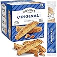 Nonni’s Originali Classic Almond Biscotti Cookies – Individually Wrapped Italian Coffee Snack, Crunchy Twice-Baked, 80 Cal Each, 17.25 oz Carton