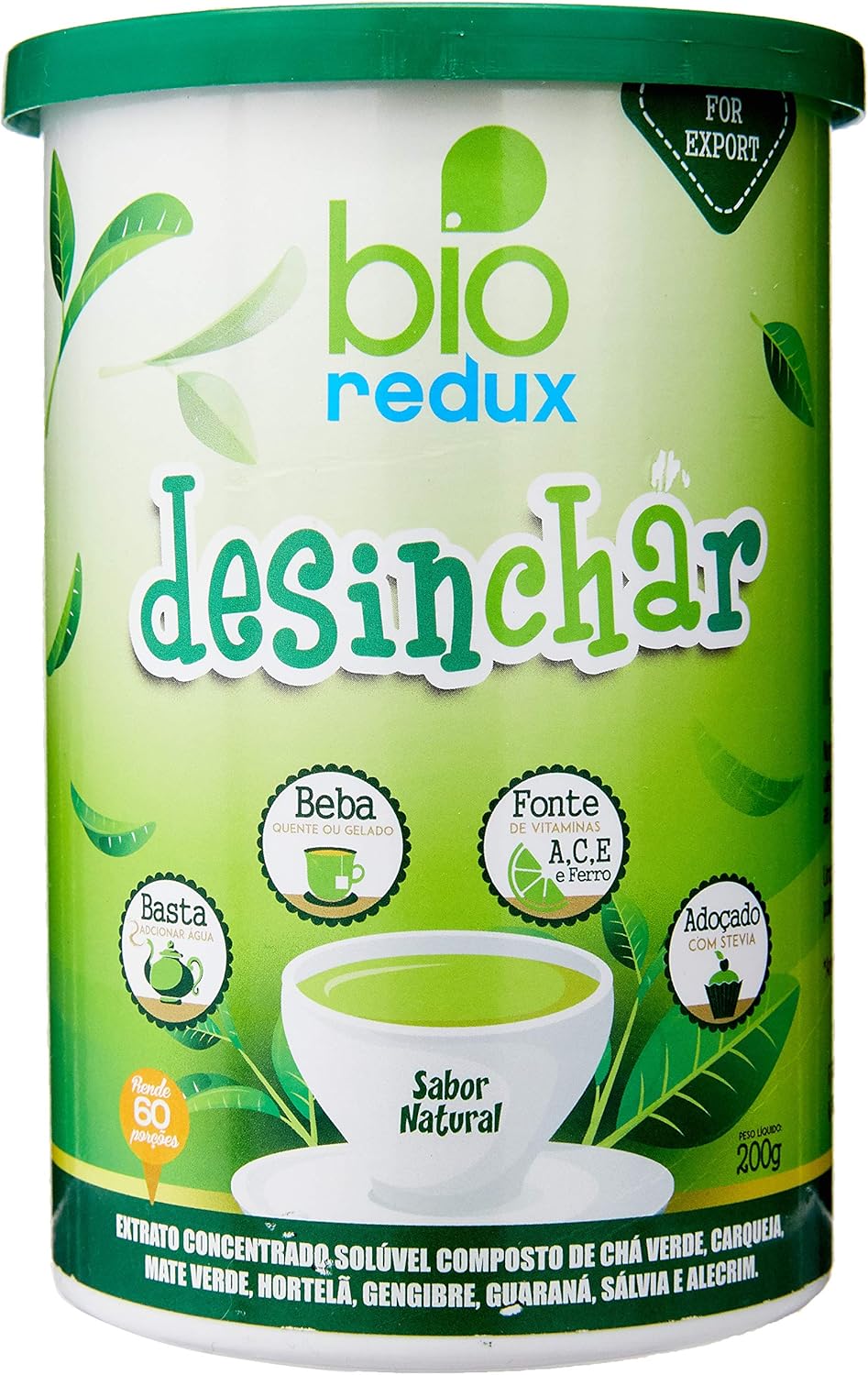 Chá Desinchar da Bio Redux