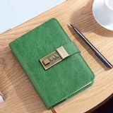 WEMATE Password Book with Lock 600+ Entries Alphabetical Tabs Grass Green view 7