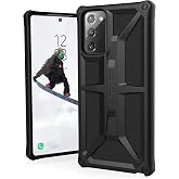 UAG Monarch for Samsung Galaxy Note20 5G Case, Black | Multi-Layer Protection, Top-Grain Leather Inlay, Featherlight, Traction Grip, Impact Absorption, Military Grade Drop Tested