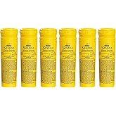 FROG Serene Replacement Bromine Cartridges for use with Hot Tub FROG Serene Floating Sanitizing System - Prefilled for Quick & Easy Hot Tub Maintenance - 6 Pack