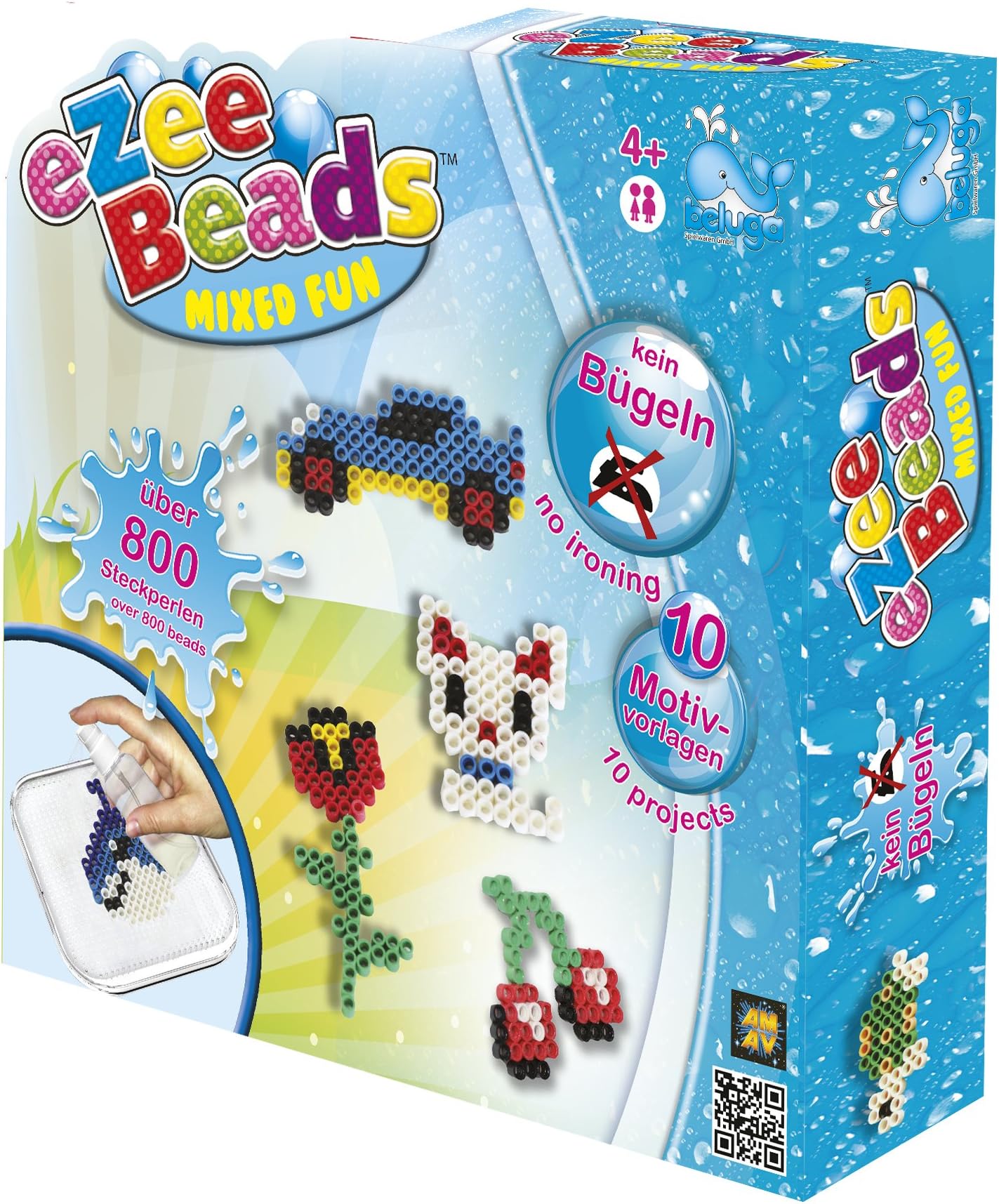 Beluga Toys 6414 Ezee Beads 800 Mixed Fun
