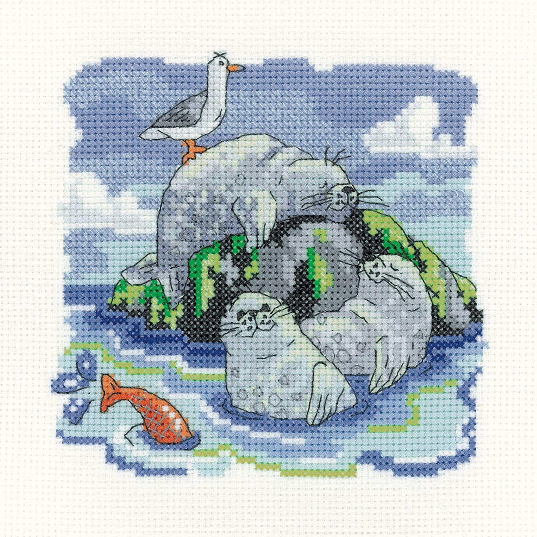 Heritage Crafts Cross Stitch Kit - Chilling