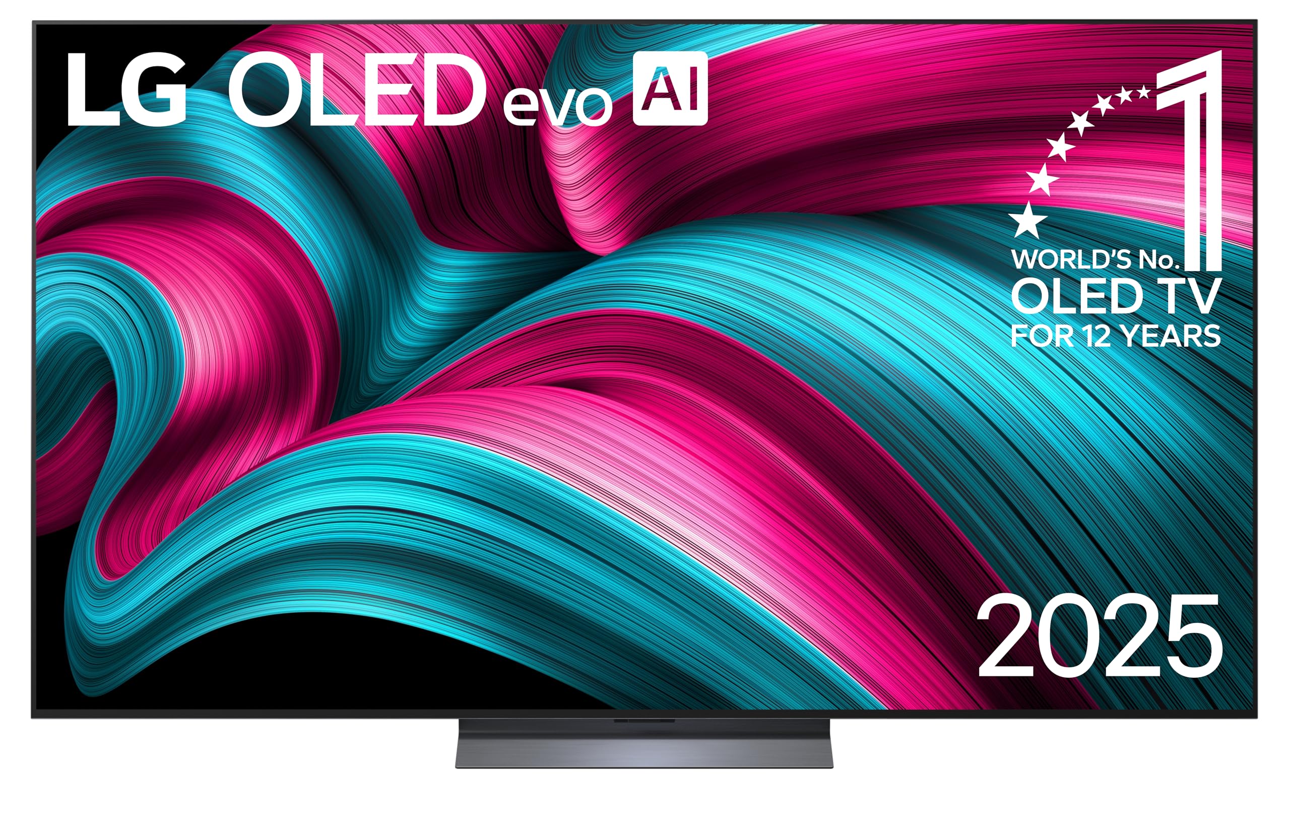 LG OLED77C54LA Fernseher 77 Zoll OLED EVO 4K, Smart TV AI B5, WebOS 25, Dolby Vision und Dolby Atmos, AMD FreeSync, Alexa/Google Assistant, Schwarz