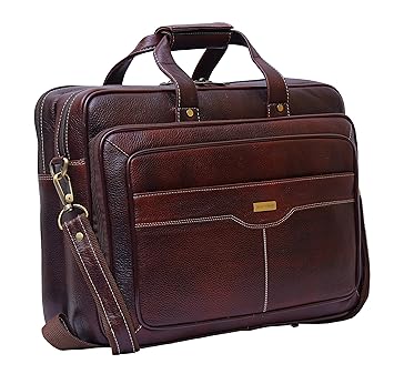 BRAND LEATHER 16 inch Laptop Messenger Bag LXHXW (41X31X17)