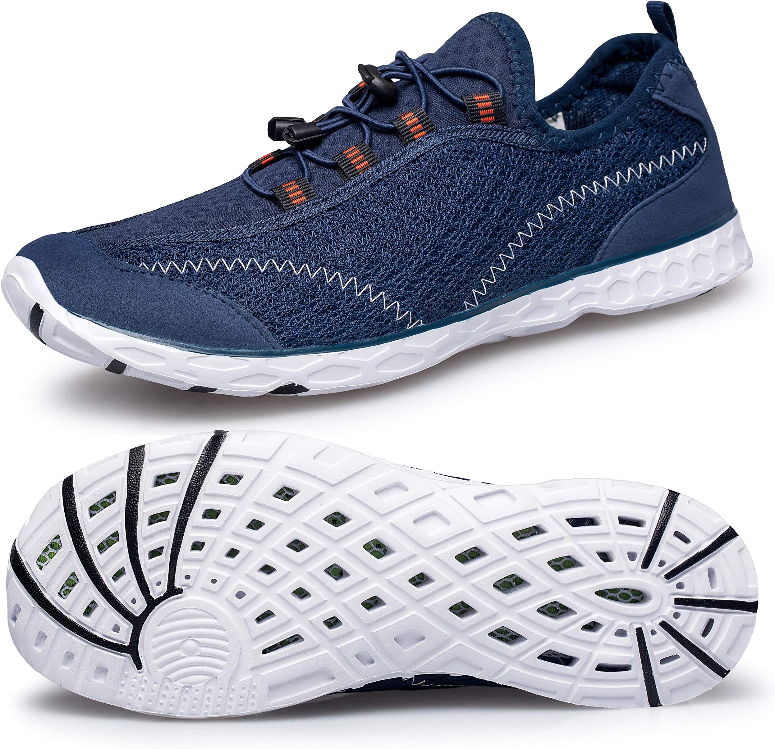 Alibress Men's Water Shoes Lightweight Quick Dry Aqua Beach Shoes