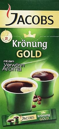 Jacobs Krönung Instant / Auflösen Kaffee Sticks, 10er Pack