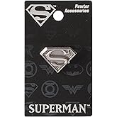 DC Superman Logo Pewter Lapel Pin