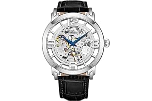 Stuhrling Original Skeleton Automatic Dress Watch - Mens Winchester 44 Elite Mechanical Watch