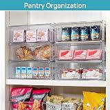 Vtopmart Set of 2 Stackable Storage Drawers Clear Acrylic Organiser view 7