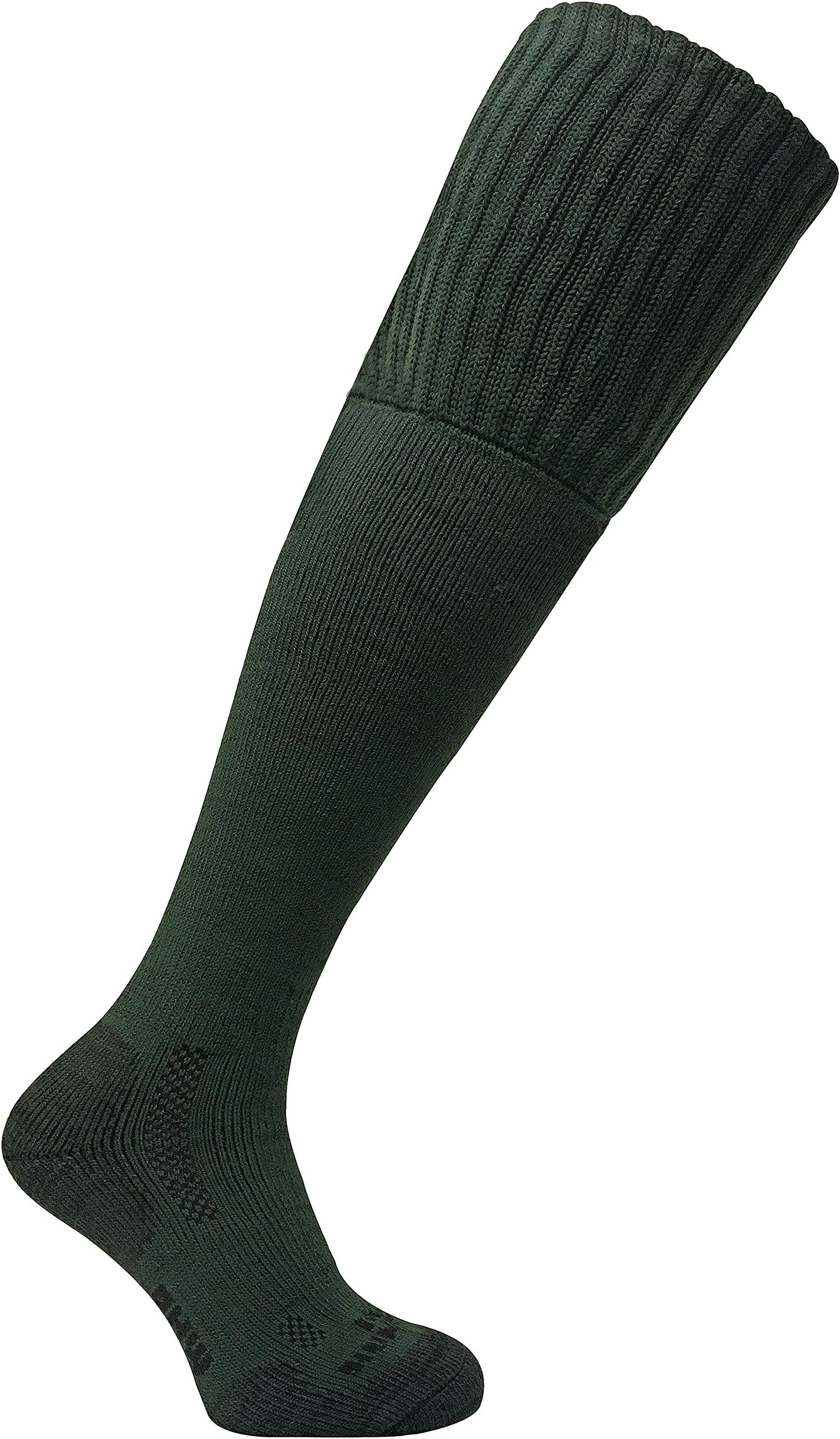 Dr Hunter - Mens Thick Extra Long Over the Knee Padded Sole Wool Blend Thermal Hiking Socks (12-14 uk, DHW-UL)