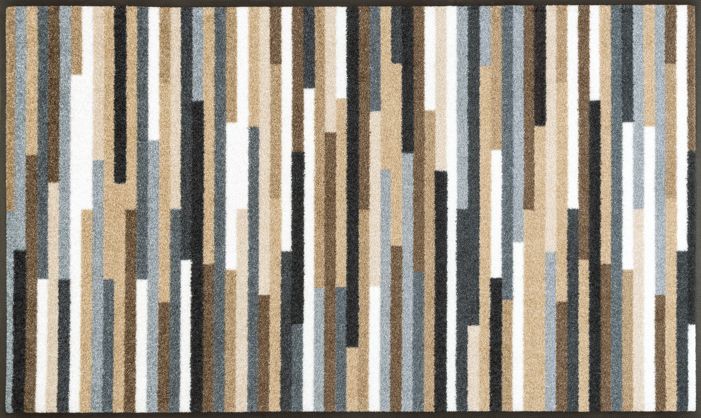 Wash&Dry Doormat, Acrylic Brown, 75 x 120 x 0.7 cm