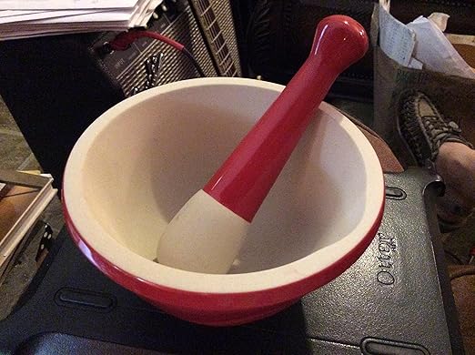 Amazon Com Beautiful Functional Red Le Gourmet Chef Mortar And