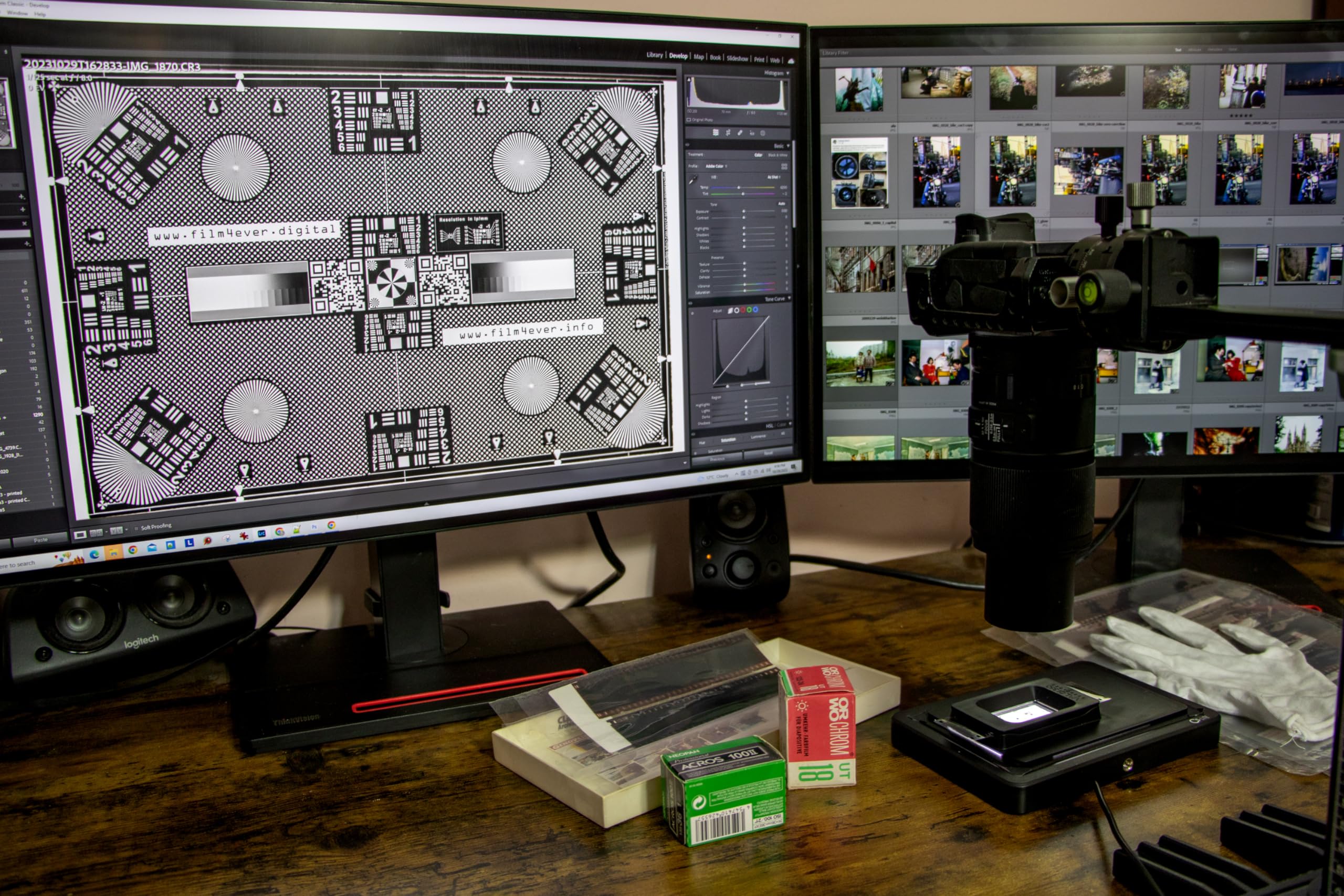 Scan Film Sharp with Vlads Focus Checker. 35 mm High-Resolution Calibration Target Chart for Camera Scanning. Explore The Full Potential of Your Lens – Sharpness and Resolution. Frames per Strip 5.