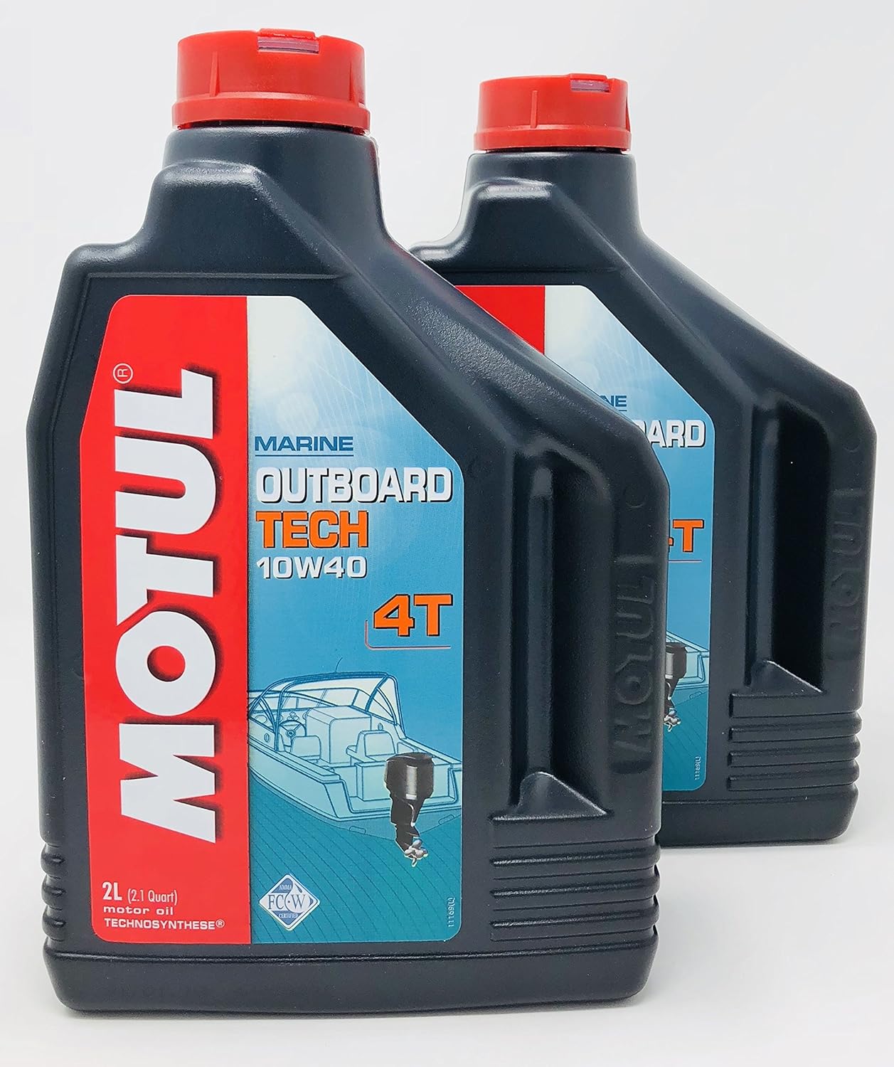 Motul Huile de Lubrification pour Moteurs HorsBord Marine HorsBord Tech 4T 10W40, 4 litres Motul Huile de Lubrification pour Moteurs HorsBord Marine HorsBord Tech 4T 10W40, 4 litres
