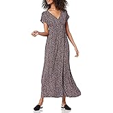 Amazon Essentials Women's Waisted Maxi Dress (Available in Plus Size)
