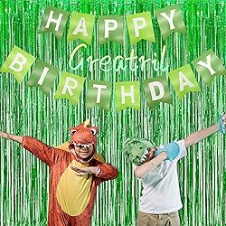 Green Tinsel Curtain Party Backdrop - GREATRIL Foil