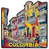Cartagena Colombia Sticker 4 Inch City Travel Souvenir Destination - Waterproof Vinyl Decal for Laptop Water Bottle Car Tumbler - Durable Aesthetic Long-Lasting Stickers for Adults ID44990