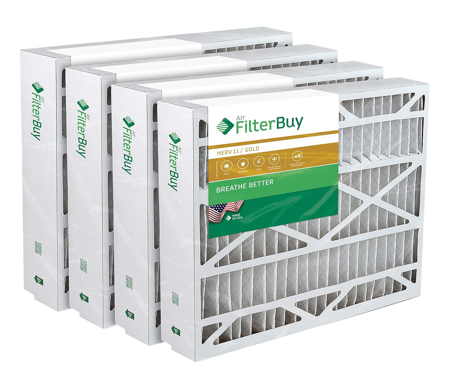 21x27x5 Trane Perfect Fit BAYFTFR21M Aftermarket Furnace Filter/Air Filter - AFB Gold (Merv 11). (4 Pack)