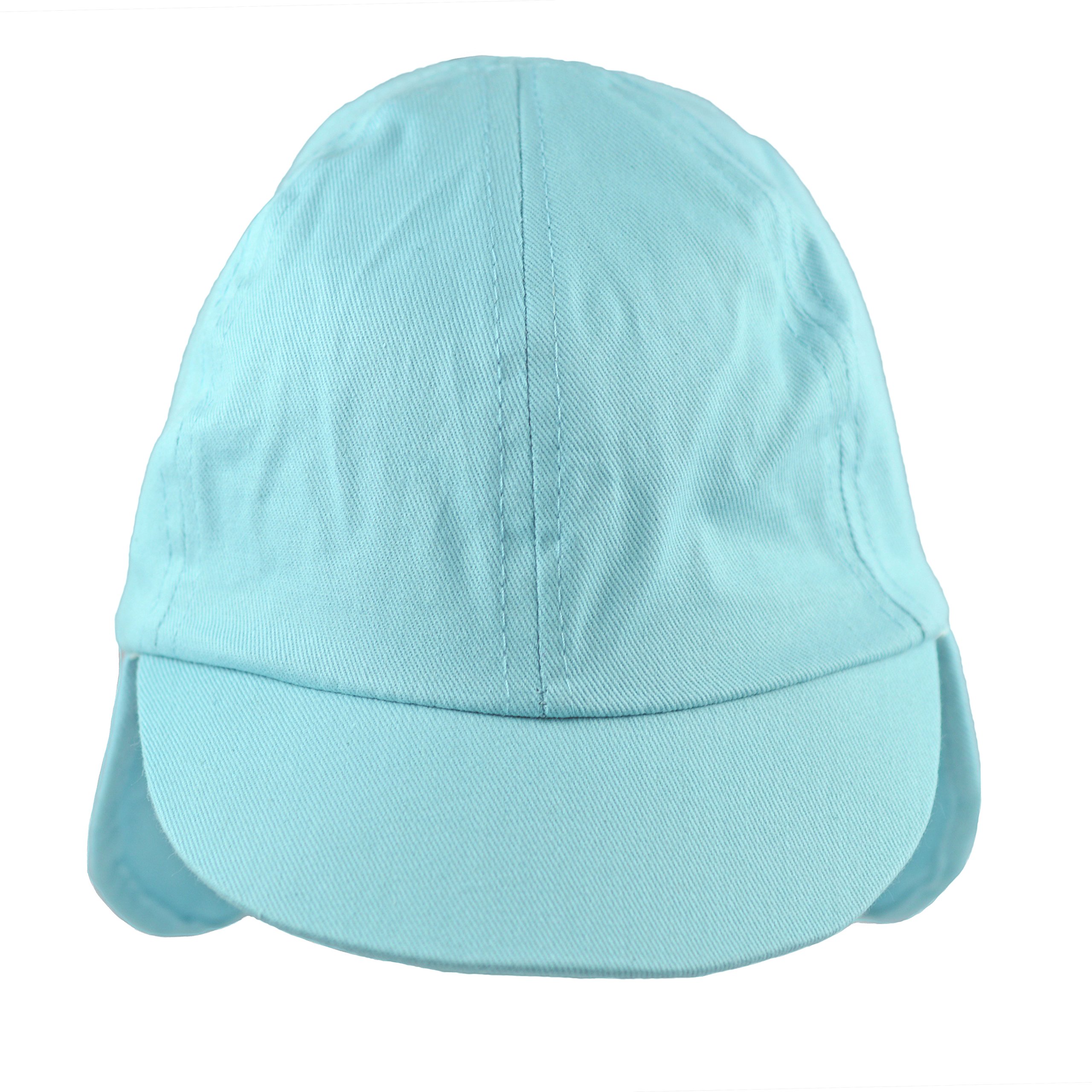 Pesci Boys Summer Legionnaire Sun Hat Roll Up Neck Flap Light Blue (2-4 Years)