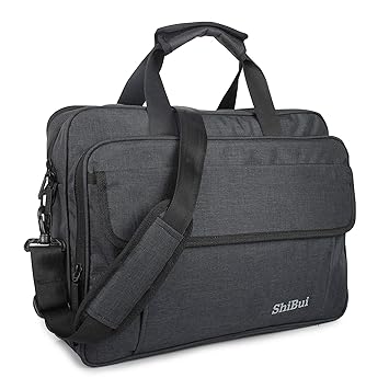 Shibui Harvey 17 inch Unisex Bag Cross Over Shoulder Messenger Bag with Detachable Shoulder Straps & Laptop Compartment