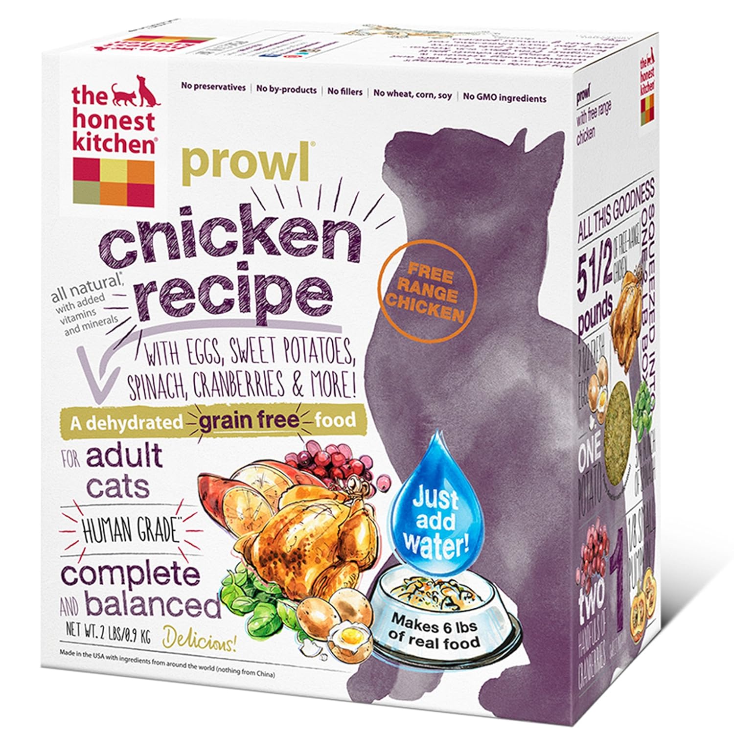 Amazoncom The Honest Kitchen Prowl Grain Free Cat Food