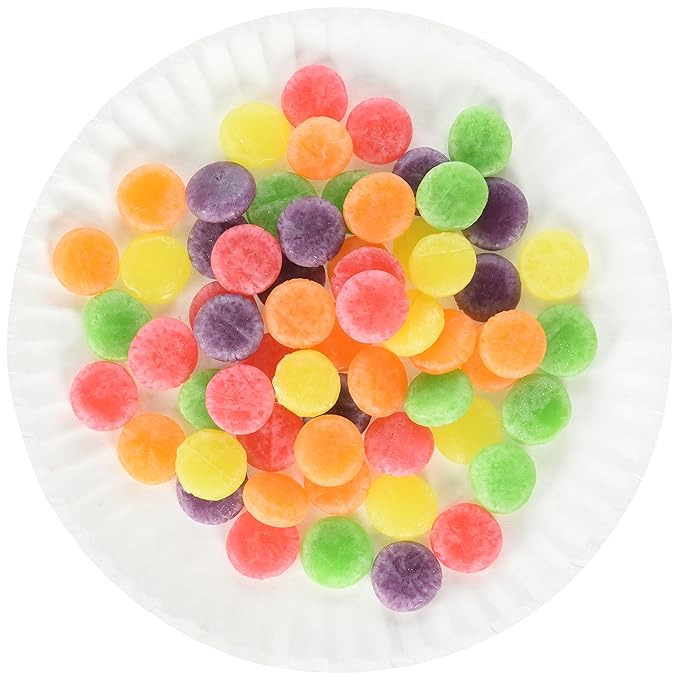 Assorted Classic Fruit Discs 5 Lbs Bulk Hard Candy Approx