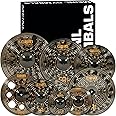 Meinl Cymbals Classics Custom Dark Expanded Box Set for Drums, 8-pc 10/12/14/16/16/18/18/20-inch, Made in Germany (CCD-ES1)