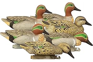 Higdon Outdoors | Standard Green Wing Teal Duck Decoys, Foam-Filled