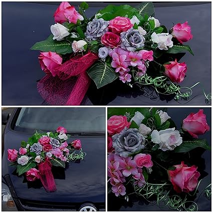 Tatjana Land Deko La71 Décoration De Mariage Pour Voiture De