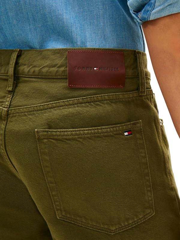 Uomo Jeans Regular Dover Straight Fit, Verde (Dark Artichoke), 30W/32L