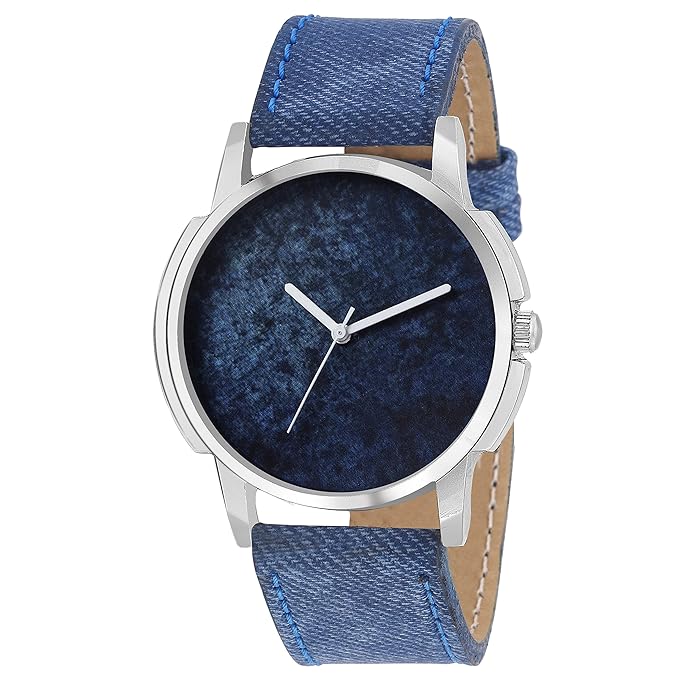 Timebre Denim Blue Dial Analog Watch for Men and Women TMGXBLU769