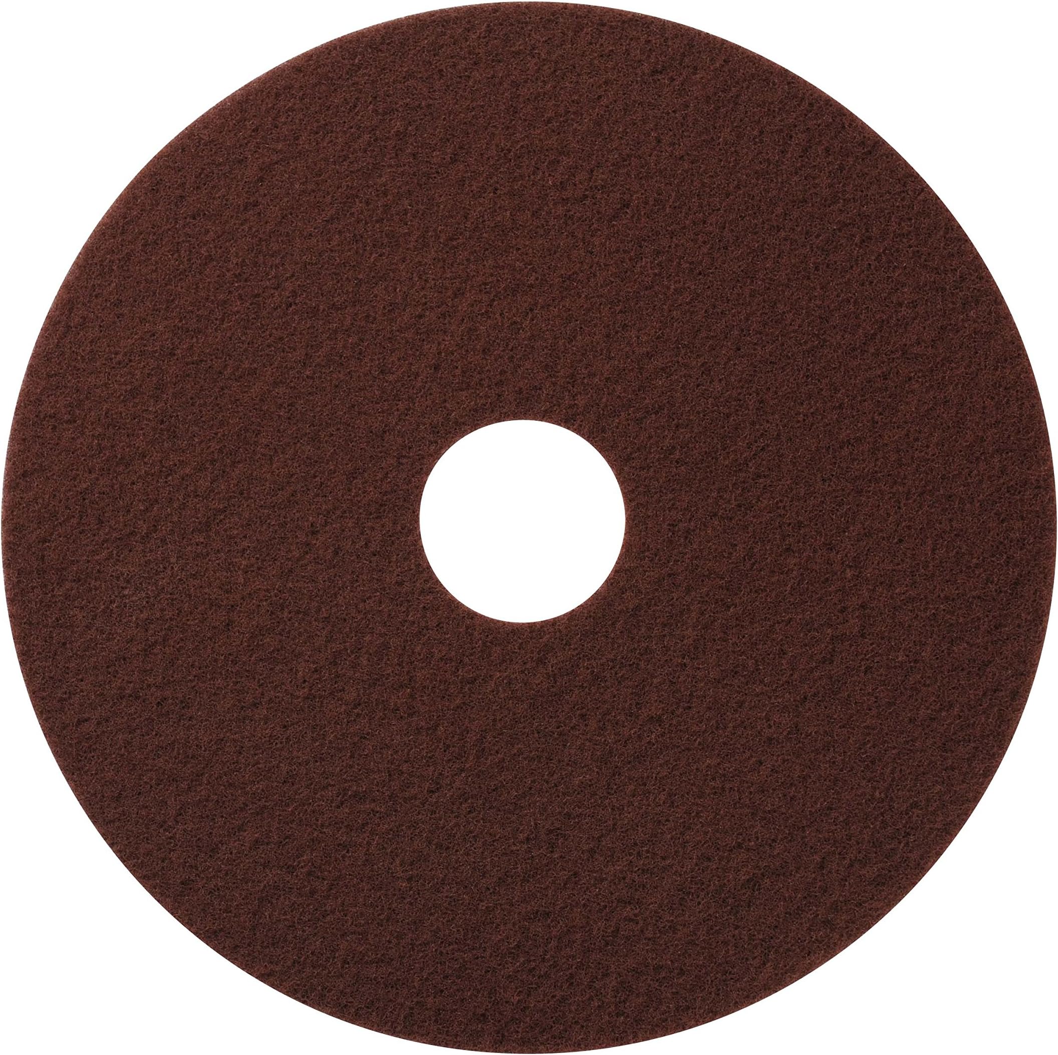 Americo Maroon EcoPrep EPP Finish Removal Floor Pad, 16" Diameter, 10 Pads/Case