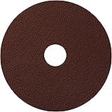 Americo Maroon EcoPrep EPP Finish Removal Floor Pad, 16" Diameter, 10 Pads/Case