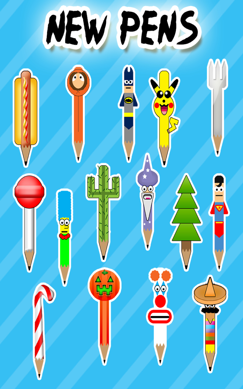 Pen Pineapple Apple Pen Skill Game Apps & Games